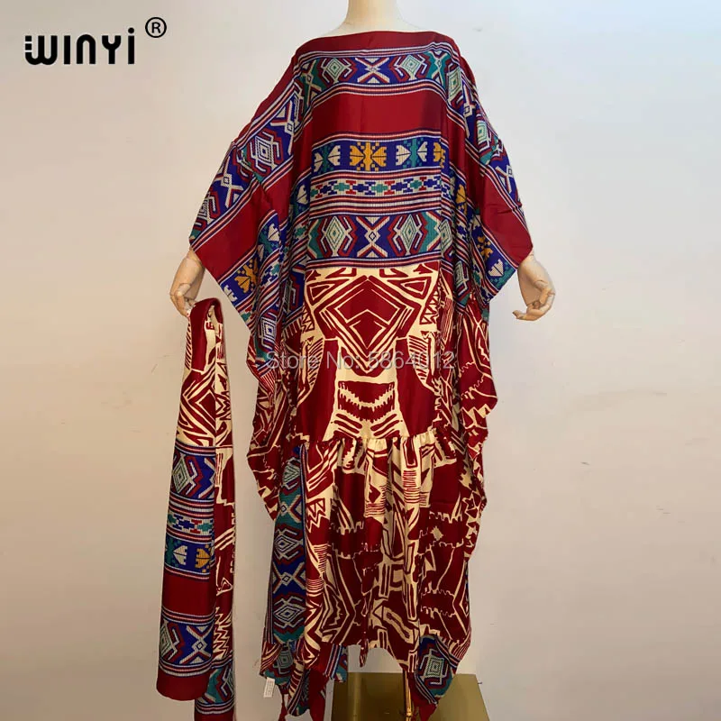 

2021 boho Autumn Runway Designer Elegant hijab Pleated Dress Women Long Sleeve Splicing Stripe Print Female Midi Dress Vestdios