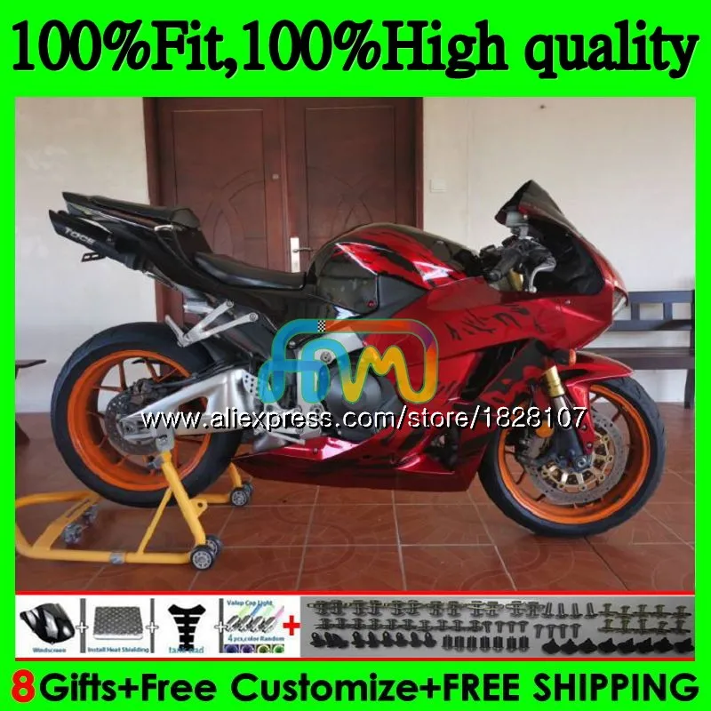 

Injection For HONDA CBR600 RR CBR600RR F5 13 14 15 16 17 146BS.30 CBR 600RR 600 RR 2013 2014 2015 2016 2017 Graffiti red Fairing