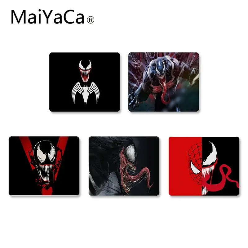 

MaiYaCa Marvel Venom Rubber Mouse Mat Pad Big promotion Russia gaming mouse Pad Desktops Mate anime Rectangle Mousemats