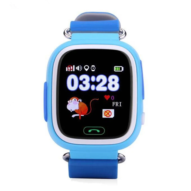 Q90, 5 цветов, Детские умные часы, браслет с сенсорным gps, wifi, трекер, SOS, вызов, чат, Детские умные часы, браслет, подарок - Цвет: 5