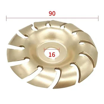 

Brand New And High Quality 90mm 12 Teeth Wood Carving Shaping Disc Steel 16mm Hole Discs For Angle Grinder