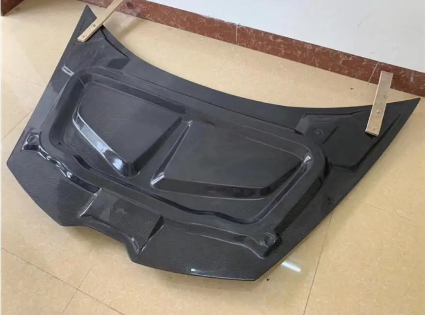 Углеродного волокна передний бампер капота Vent Обложка подходит для Lamborghini Huracan LP610 LP580