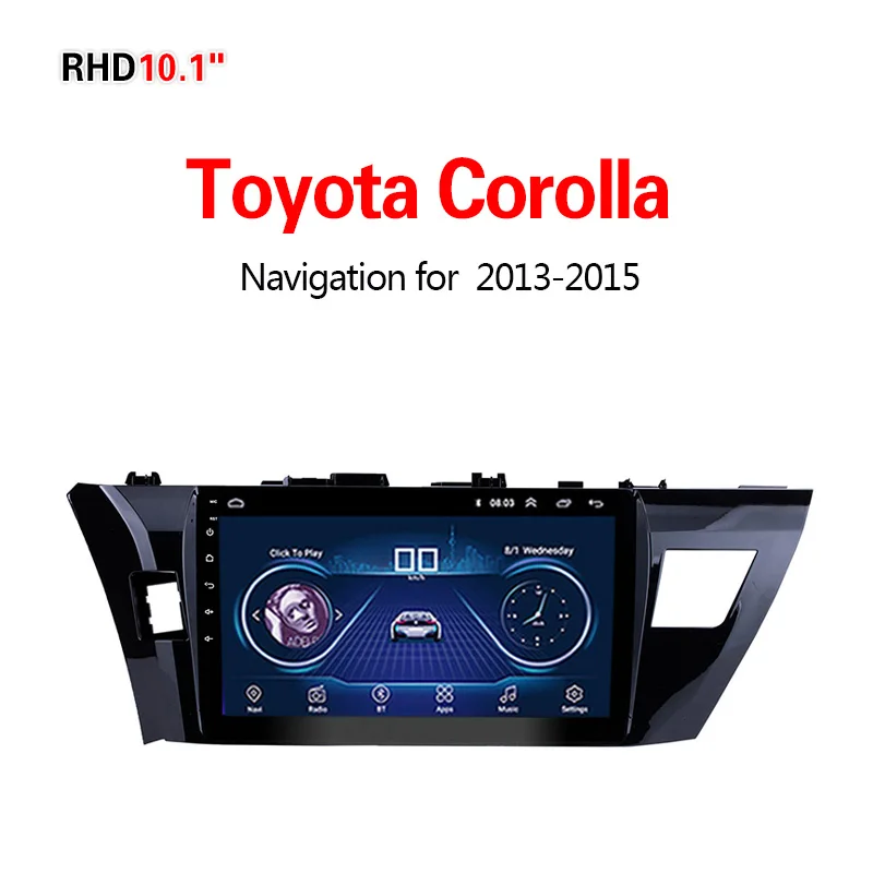 

Lionet GPS Navigation for Car Toyota Corolla 2013-2015 10.1Inch RT1039Y