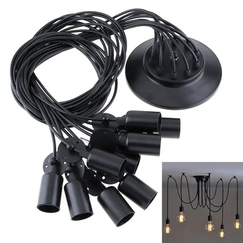 

Universal 10 Heads Heavenly Female Chandelier Soft Lighting with Suction Cup and 2 Meters Cable for Lighting Decoration