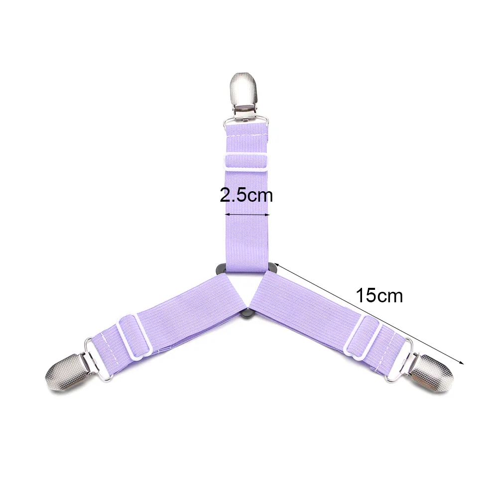 1 шт. регулируемые простыни пряжки зажимы для матраца застежка эластичный пояс нескользящие ремни одеяло фиксатор Захваты держатель постельных принадлежностей