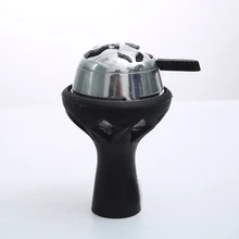 Дизайн силиконовый кальян чаша DIY chicha narguile аксессуары высокая-термостойкая головка кальяна металлический держатель угля