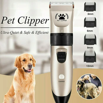 

Pet Hair Trimmer Clipper Shaver Groomings Tool Electric Low Noise Trimmers for Dogs Cat BV789