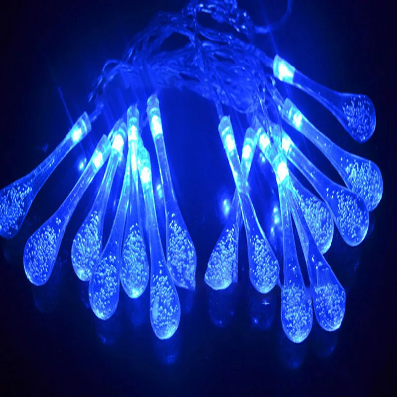blue 5 м светодиодный гирлянда на батарейках чехол для праздничного освещения сказочная Гирлянда для украшения рождественской свадебной вечеринки - Испускаемый цвет: blue