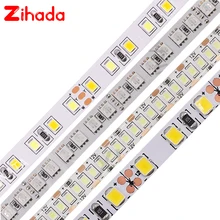5m DC12V Светодиодные ленты SMD 5050 5054 2835 Водонепроницаемый светодиодный лента светильник 300 светодиодный 1200 светодиодный гибкая лента светодиодный светильник полосы домашний декор