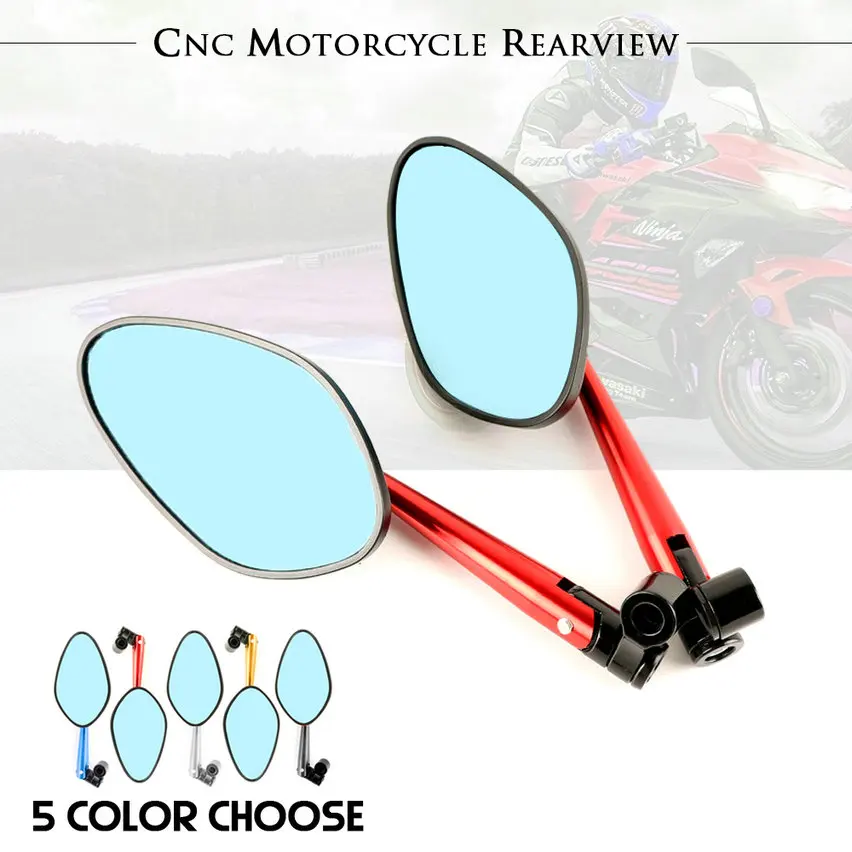Мотоциклетное зеркало Moto Accessoire CNC Алюминиевый Бар Конец заднего вида боковые зеркала для YAMAHA YZF R1 R1M R6 FZ6R FAZER 1999