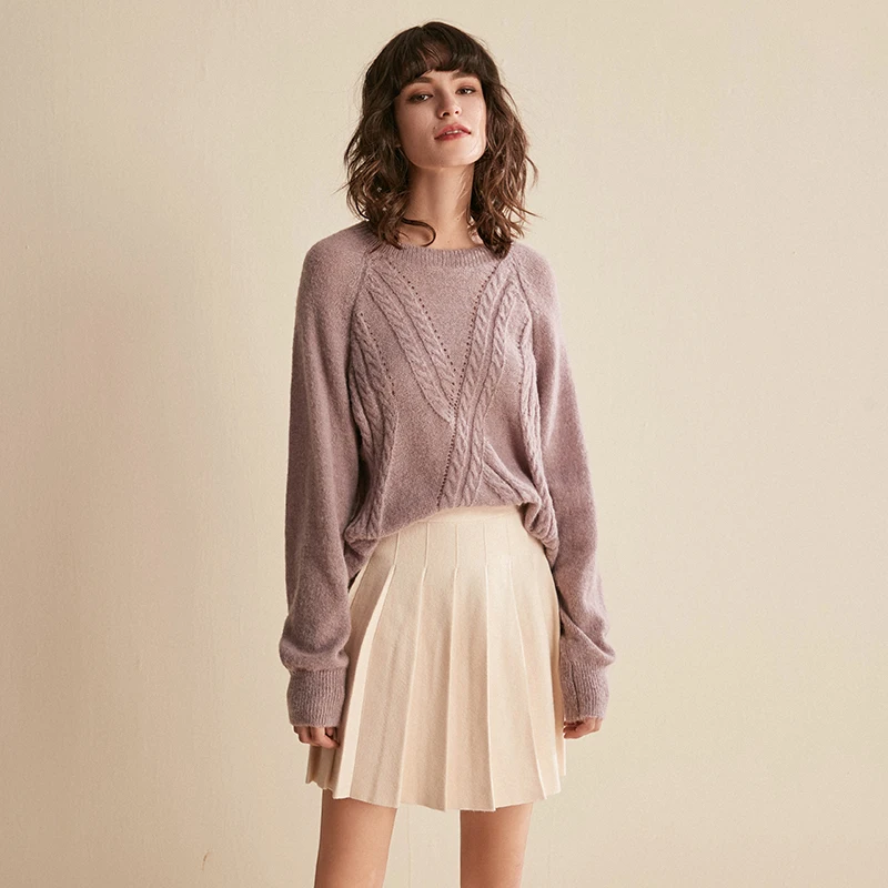 Cmz Осень Зима Повседневная плотная плиссированная юбка мини-юбка женская модная мини-юбка с высокой талией CMAZ19C7408