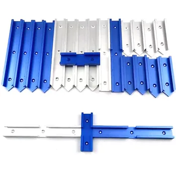 

Woodworking Chute T Slot Cross Connector Guide Rail Electric Circular Saw Flip Table Table Saw Table Track Intersection Parts