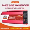 Universal Inverter DC 12V24V48V60V to 110V-240V LCD Screen Inverter 1600W/2200W/3000W Pure Sine Waveform Power Converter 50/60HZ ► Photo 2/6
