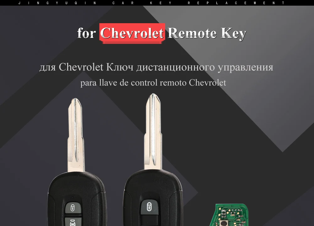 Keyforkess Auto Chiave A Distanza 433Mhz di Controllo ID46 per Chevrolet Captiva Opel Antara 2/3 Bottoni Auto Keyless Fob con pcf7936 di Chip - Hf53724857d344b1a89441bd9eb1bdd10l