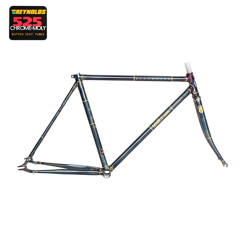 fixie bike frame Reynolds 525 Chrome molybdenum steel road Bike frame