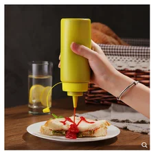 Пластиковая бутылочка для соуса, декорированная горшком, соска, бутылка, диспенсер для кетчупа, инструменты