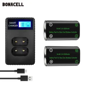 

Power Rechargeable Battery LCD Dual Charger Replacement for Xbox One Xbox One X Xbox One S Xbox One Elite Wireless Controller L7