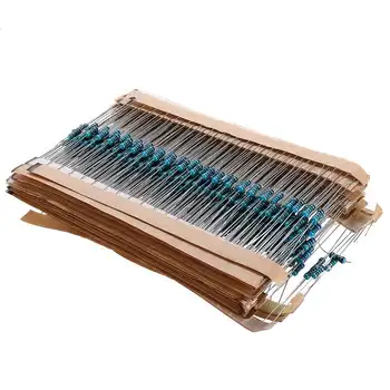 

480Pcs 1K-9.1K Five-color Ring Resistance Metal Film Resistance Package 1%