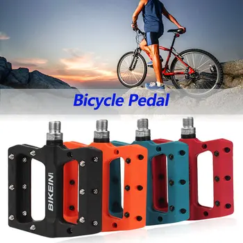 

Mountain Bike Bicycle Pedals Cycling Ultralight Nylon Fiber 4 Bearings MTB Pedals Bicicleta Bike Pedals Flat