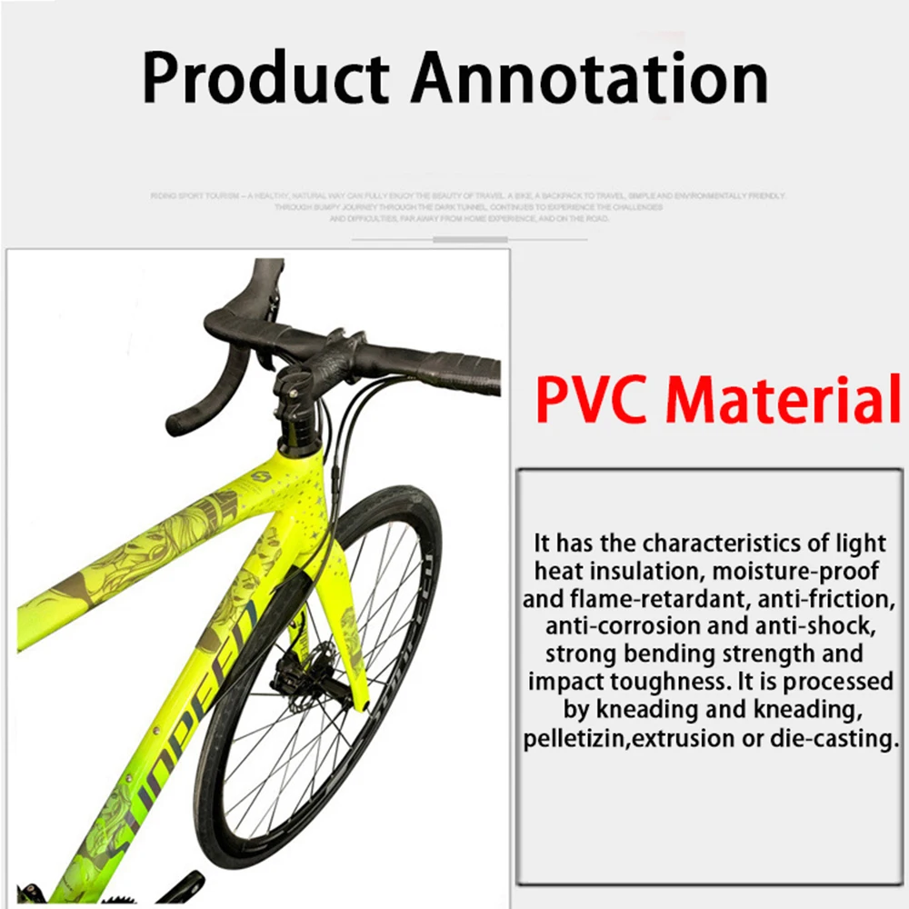 VXM 3D MTB горный велосипед устойчивый к царапинам ПВХ водонепроницаемый каркас защита Съемная наклейка дорожный велосипед Пастер Защитная крышка