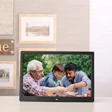 1" светодиодный цифровой фоторамка 1280*800 H-D экран Настольный альбом дисплей с инфракрасным пультом дистанционного управления ключ Поддержка авто смешанные игры