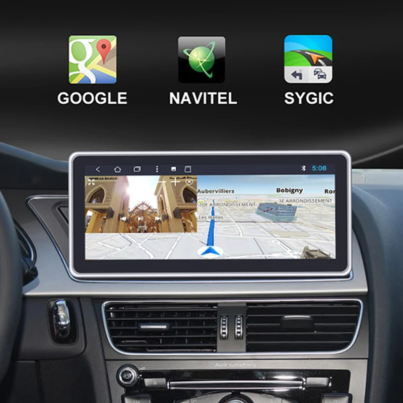 2G+ 32G Android 9,0 2Din 10,25 дюймов Автомобильный Голосовое управление gps Nnavigation Радио стерео Мультимедийный Плеер для Audi A4L B8 A5 2009