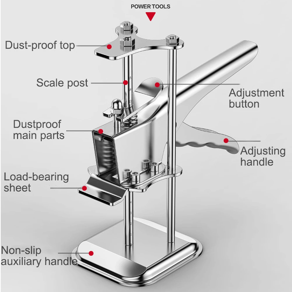 Manual Lifting Positioner Tile Regulator Auxiliary Floor Tile Steel Lifter High Low Pad High Leveling Regulator Wall Tile Tool
