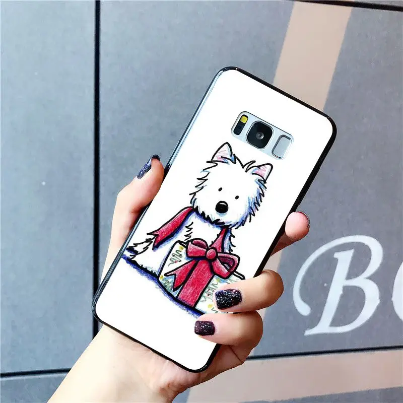 Cute Cartoon yorkshire terrier dog puppy