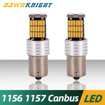 

2PCS 1157 BAY15D Led Car Tail Brake Light 4014 45SMD Canbus 1156 BA15S Turn Signal Light Bulb P21/5W Fog Lamp