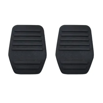 

2Pcs Auto Car Rubber Brake Clutch Black Skid-proof Pedal Cover Pads Covers For Ford Transit MK6 MK7 2000-2014 6789917