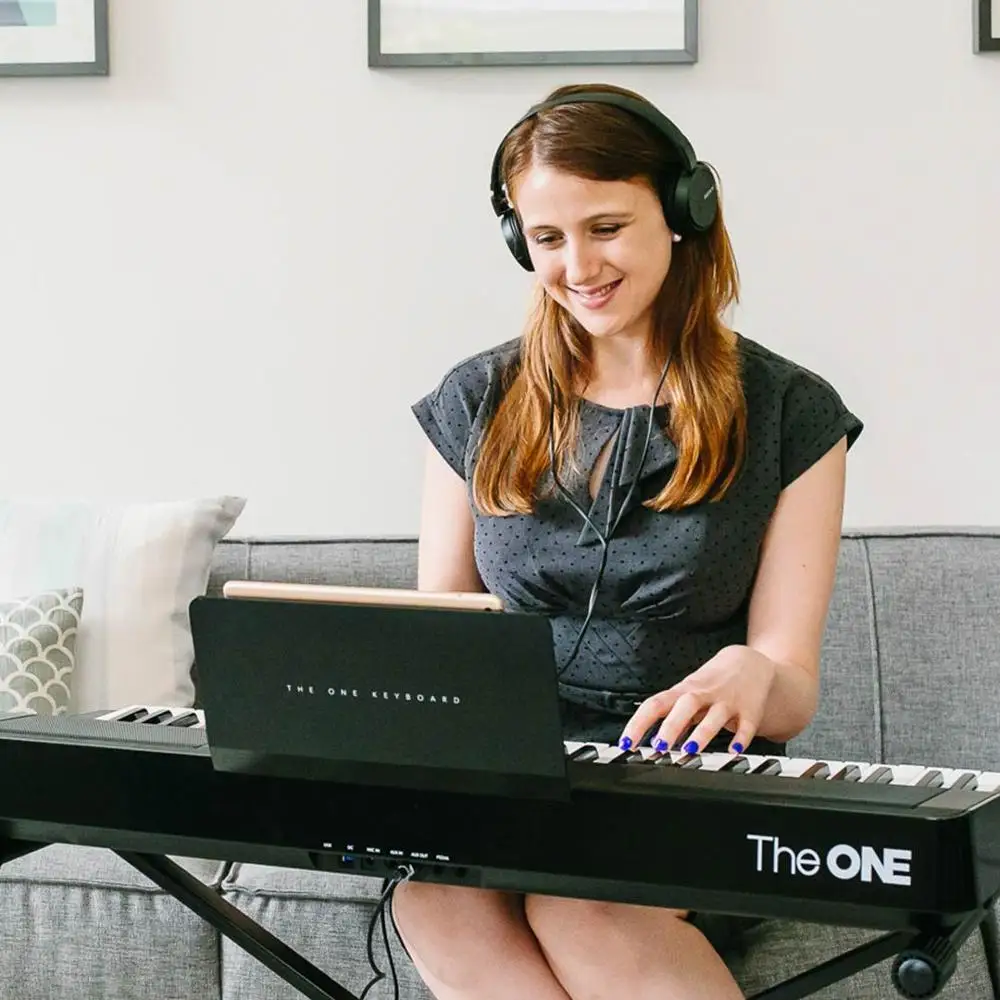 TheONE TOK1 Smart Electronic Organ Light Keyboard Beginner Music Instrument 61-keys AI Check APP Playing Education Keyboard Toys
