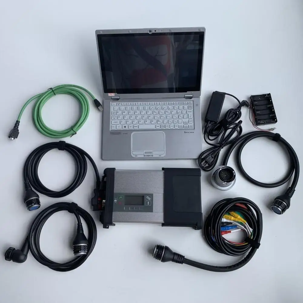 9 диагностический инструмент MB Star C5 SD Подключение плюс ноутбук CF-AX2 I5 8G 480GB SSD D. AS/DTS/для Mb Star C5 для MB автомобилей и грузовиков