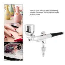 Воздушный пистолет-распылитель набор кистей 0,3 мм 7CC Мини Пневматический распылитель пистолет распылитель краски Художественные краски ing инструменты электроинструмент аксессуары