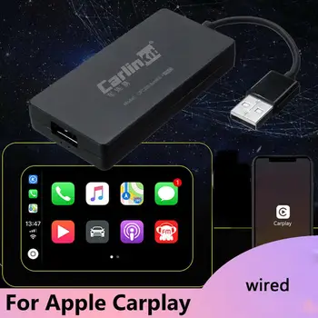 

Carlinkit Wire CarPlay Dongle Adapter For Android/ IOS Player Auto Car Interconnections Adapter Navigation