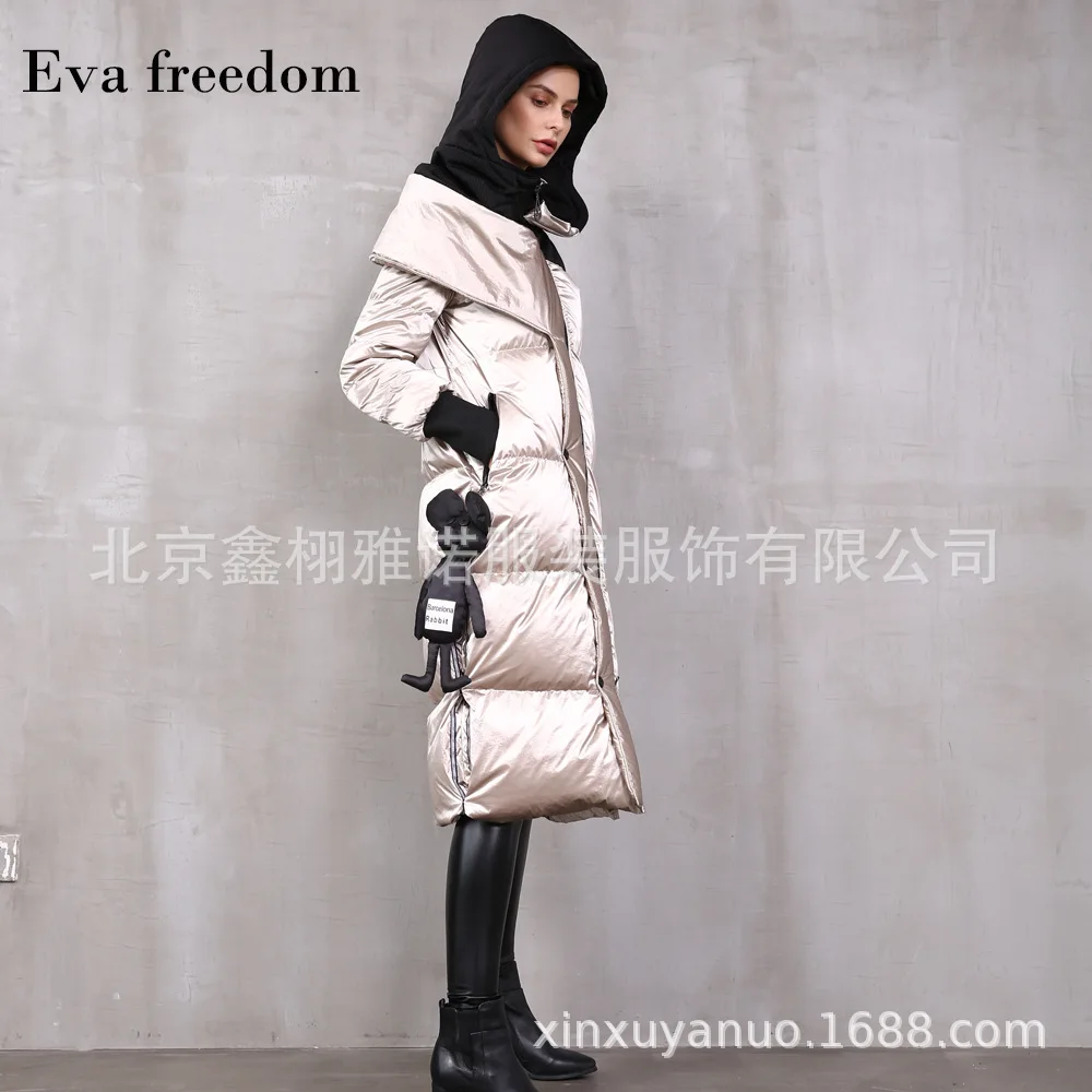 Eva Freedom 2009 Зимний женский костюм с ярким лицом и длинным коленом мода