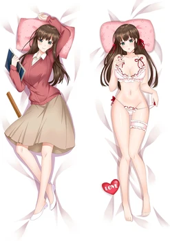 

Domestic Girlfriend Hina Tachibana Dakimakura two sided Pillow Cushion Case Cover 20940
