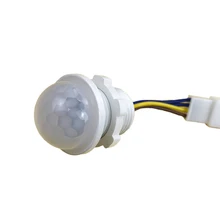 

40mm LED PIR Detector Infrared Motion Sensor Switch With Time Delay AdjustableAA