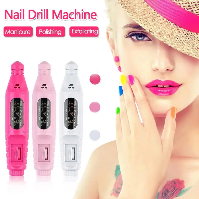 20000 RPM Electric Nail Drill Machine Manicure Set Pedicure File Gel Remover Polishing Tools Portable Equipment | Красота и здоровье