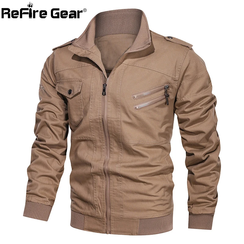 Куртка ReFire Gear мужская тактическая теплая армейская куртка бомбер в стиле