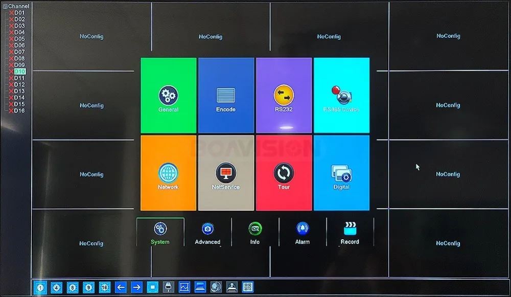 HD IP Câmera de Segurança Vigilância sistema de Alarme XMEye