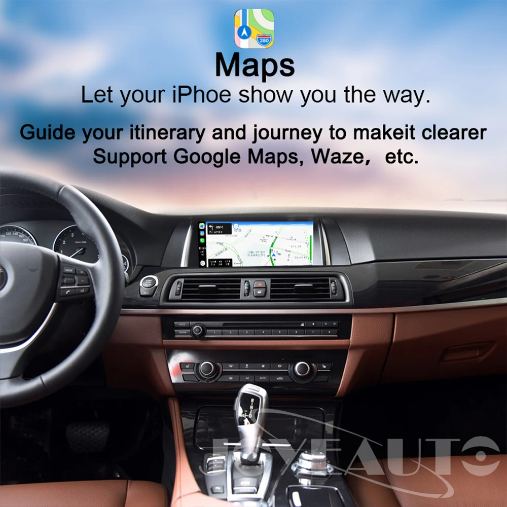 Joyeauto wifi беспроводной Apple Carplay для BMW EVO 1 2 3 4 5 6 7 серии F06 F12 F20 Android зеркало Android автомобильный игровой адаптер