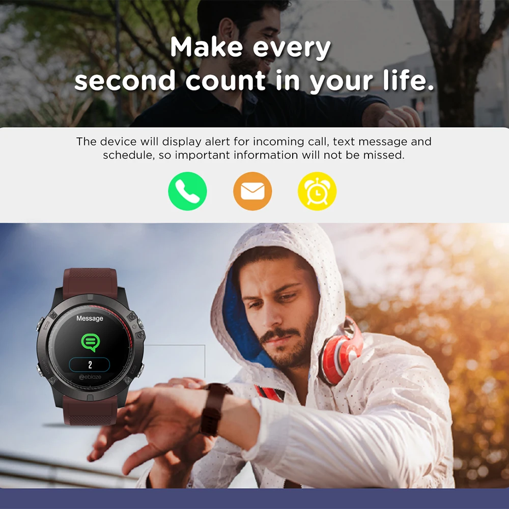 Zeblaze VIBE 3 ЭКГ Смарт часы мужские спортивные Шагомер монитор сна Поддержка 11 языков IP67 Smartwatch цветной дисплей Android IOS