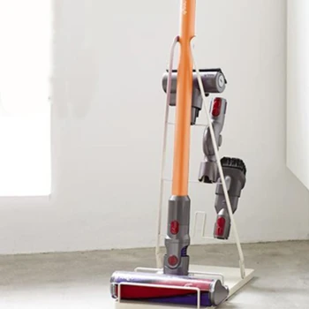 

Vacuum Stand for Dyson V6 V7 V8 V10 Stick Cleaner Holder Storage Rack Support Home Organizer for Handheld Electric Broom White
