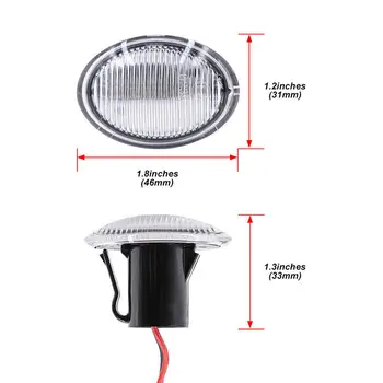 

Amber Side Marker Lights LED Side Marker Light Clear Protable Reliable