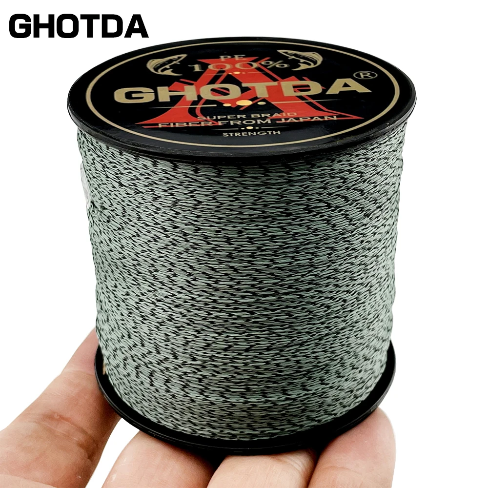 GHOTDA X8 Spot Invisible Braid Fishing Line Super Strong 8 Strands