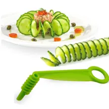 Спиральный резак ручной резки картофельных рулонов вращающийся Картофельная башня нож струны бытовой спиральный ломтик огурца