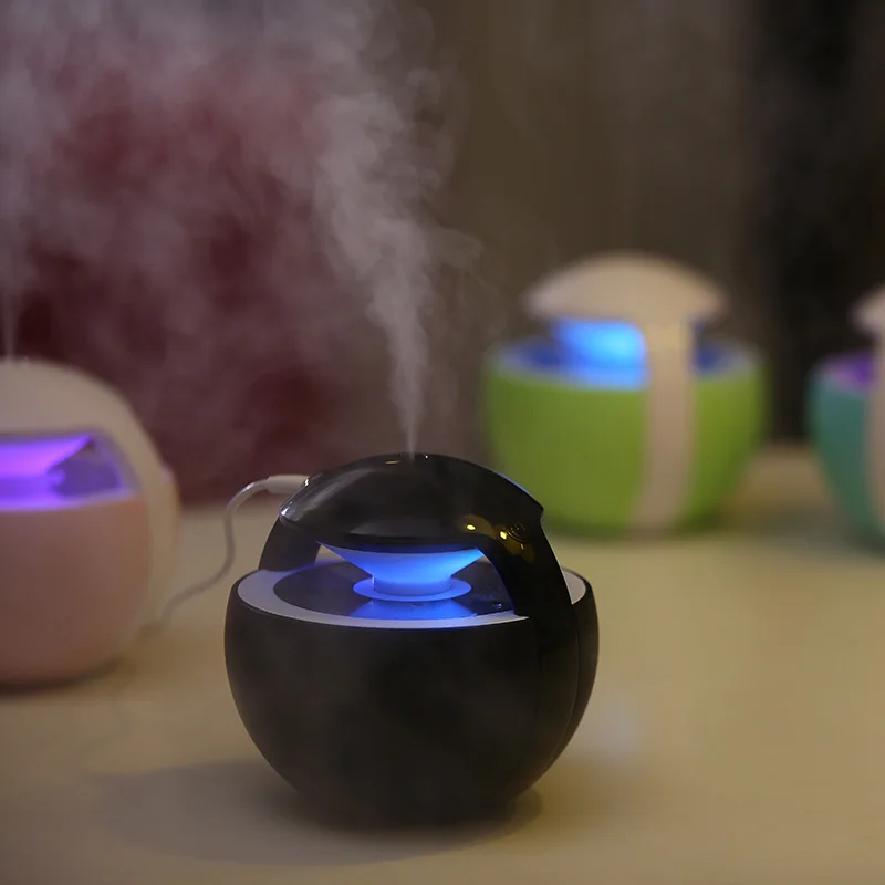 

450ml Night Wizard USB Air Humidifier Ultrasonic Aroma Diffuser Air Fogger Mist Maker with LED Lights Mini Office Air Purifier