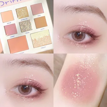 

8 Color Eye Shadow Sequins Glitter Matte Eyeshadow Palette Shiny Metallic Eye Shadow Make Up Set Cosmetics Beginner TSLM1