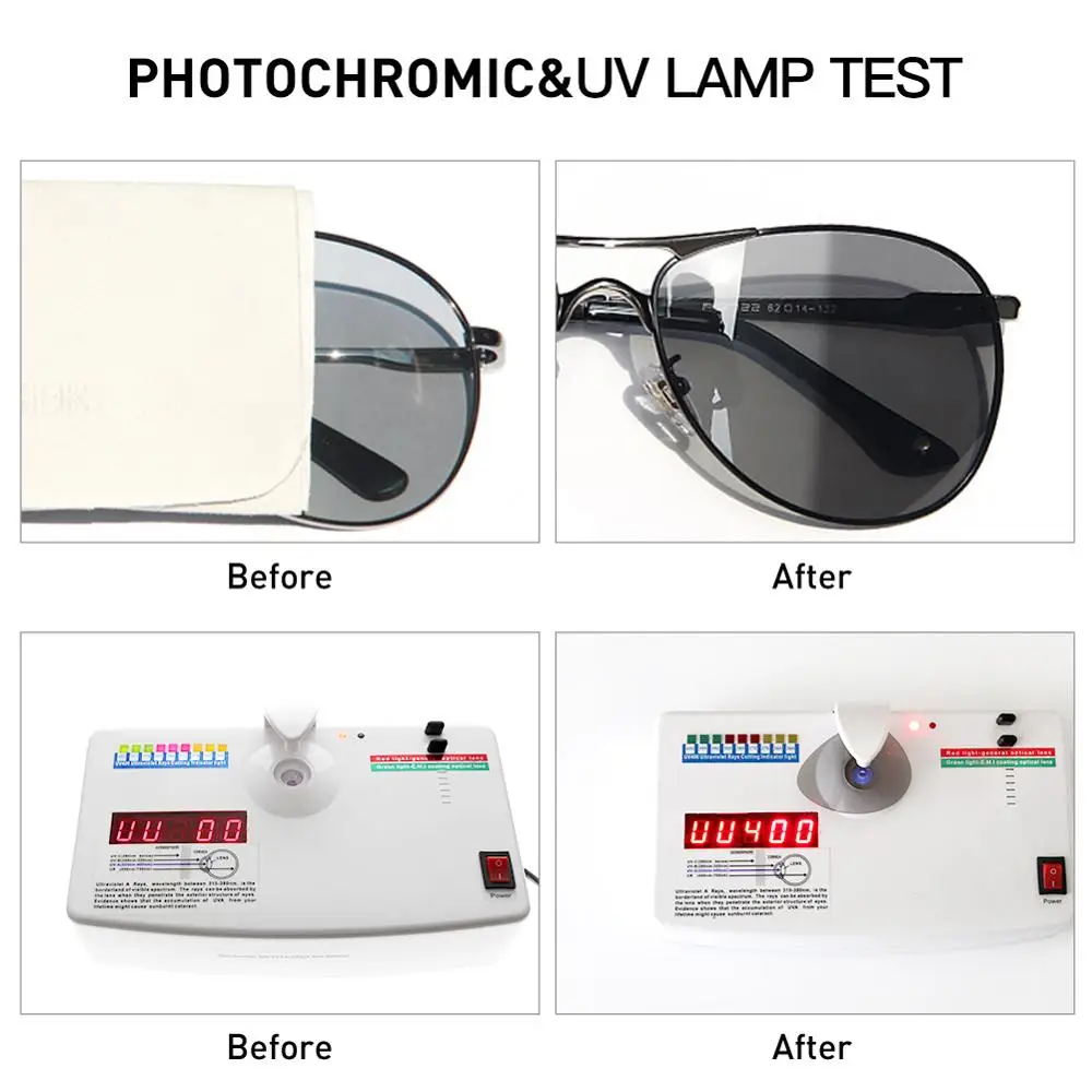 Najtaniej CAPONI męskie okulary fotochromowe przezroczyste klosze okulary Vintage Avation polaryzacyjne okulary przeciwsłoneczne dla kobiet UV400 BS8722