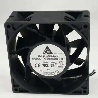 Оригинальный вентилятор охлаждения Delta PFB0948GHE 48V 0.42A 92*92*38 под давлением|Системы HVAC